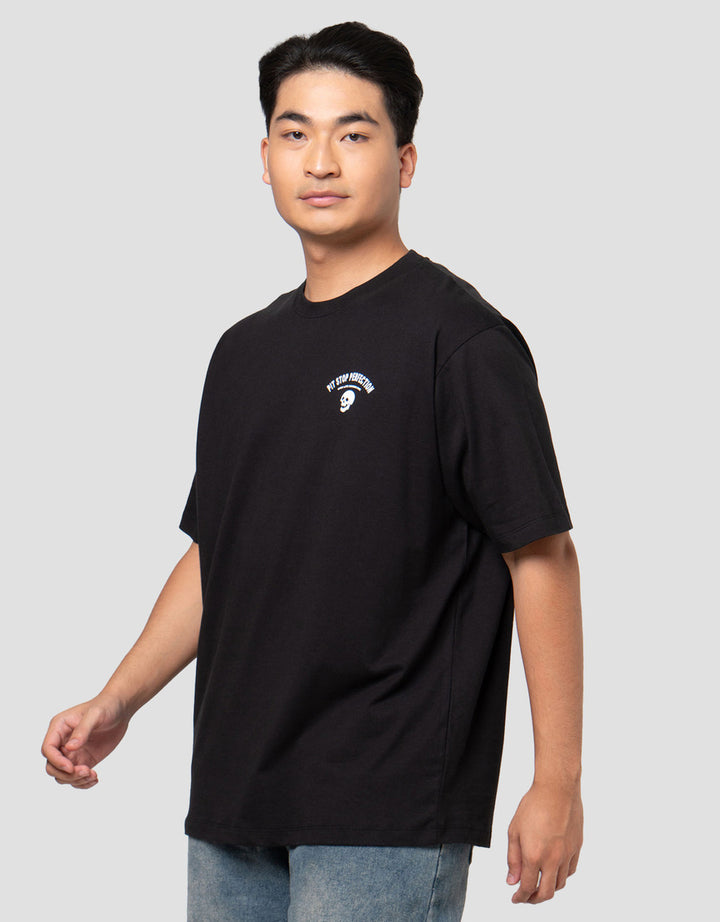 Aos Theme Rockstar Dark Harmony Last Call Kaos Oversize Pria