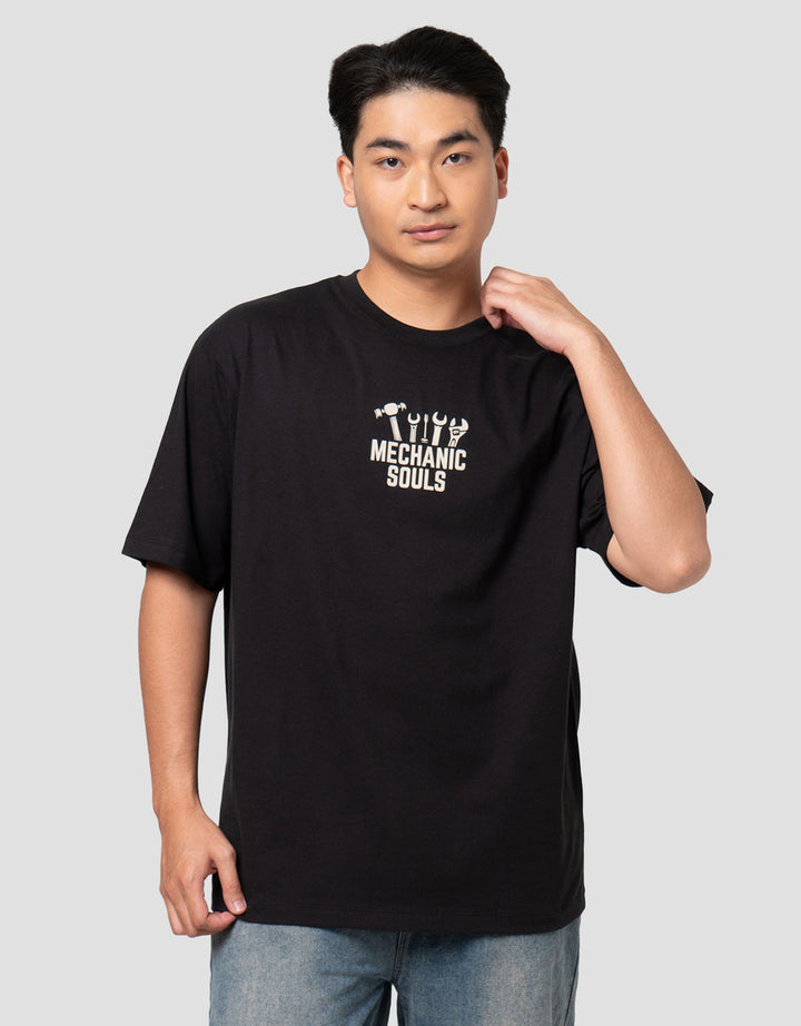 Aos Theme Rockstar Dark Harmony Souls Kaos Oversize Pria