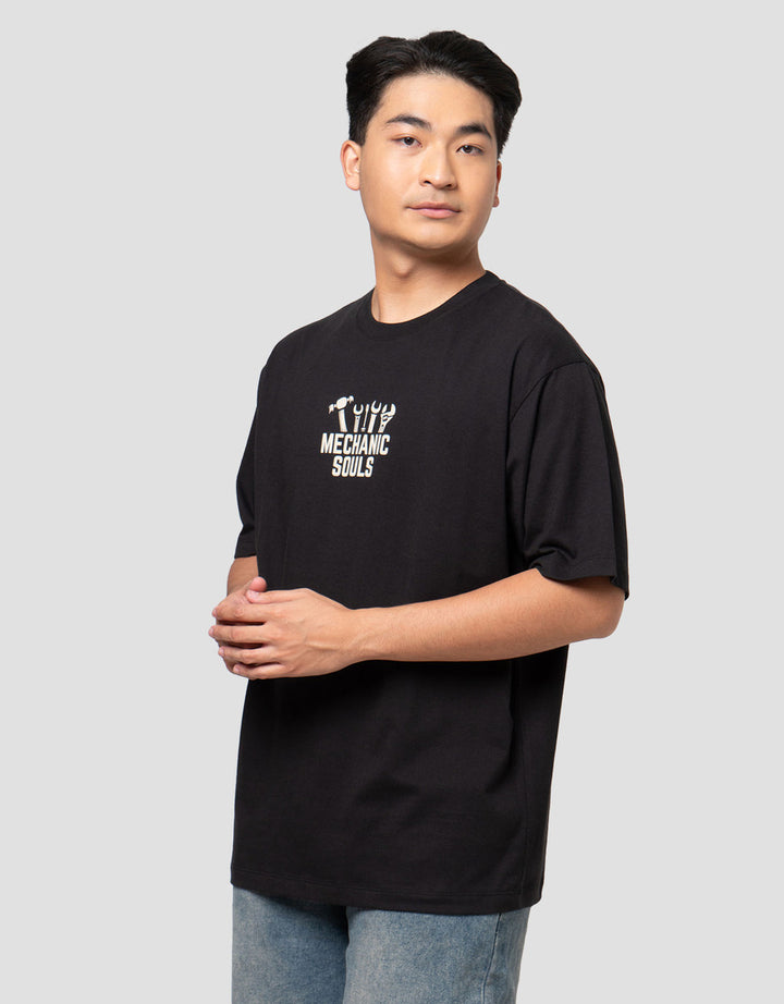 Aos Theme Rockstar Dark Harmony Souls Kaos Oversize Pria