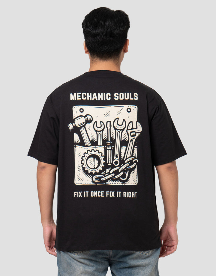 Aos Theme Rockstar Dark Harmony Souls Kaos Oversize Pria