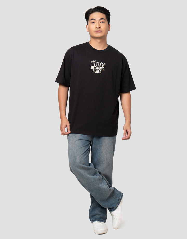 Aos Theme Rockstar Dark Harmony Souls Kaos Oversize Pria