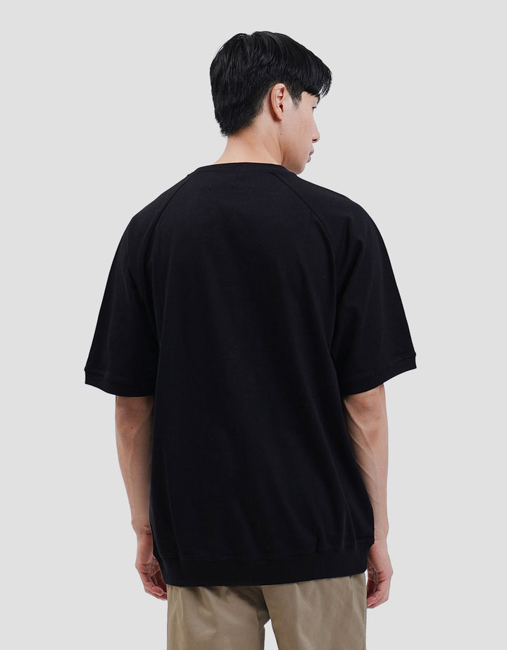 AOS Popular Wording UNLABELED Kaos Raglan Oversize Pria