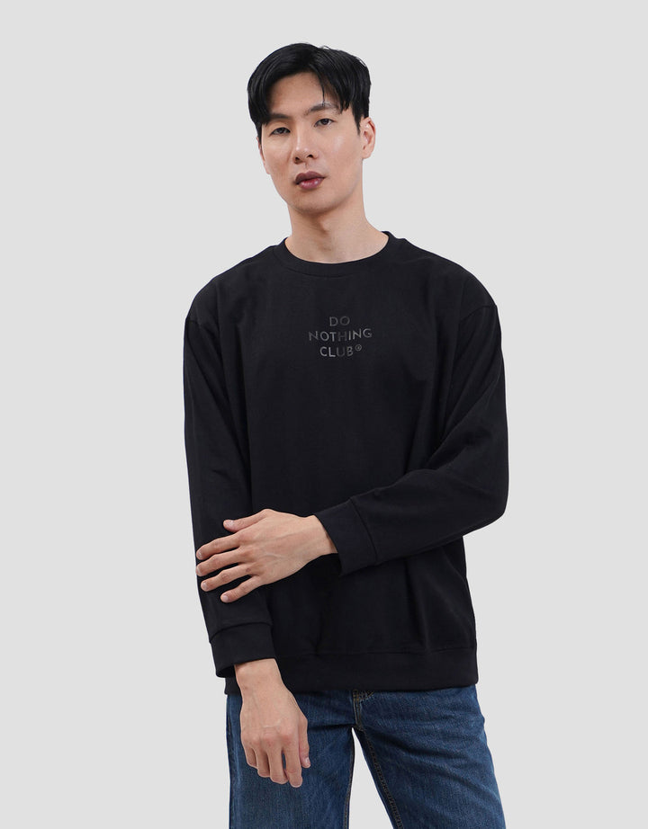 Aos Theme Popular Wording Sweater Pria