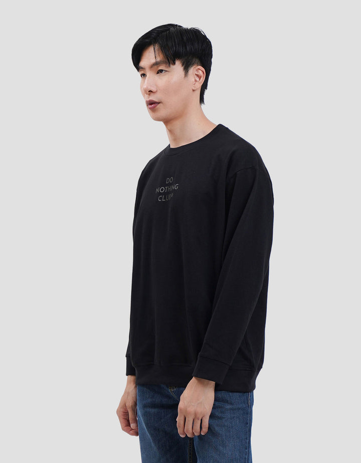 Aos Theme Popular Wording Sweater Pria