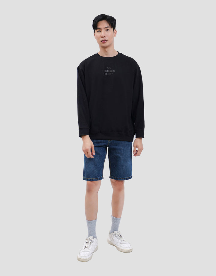 Aos Theme Popular Wording Sweater Pria