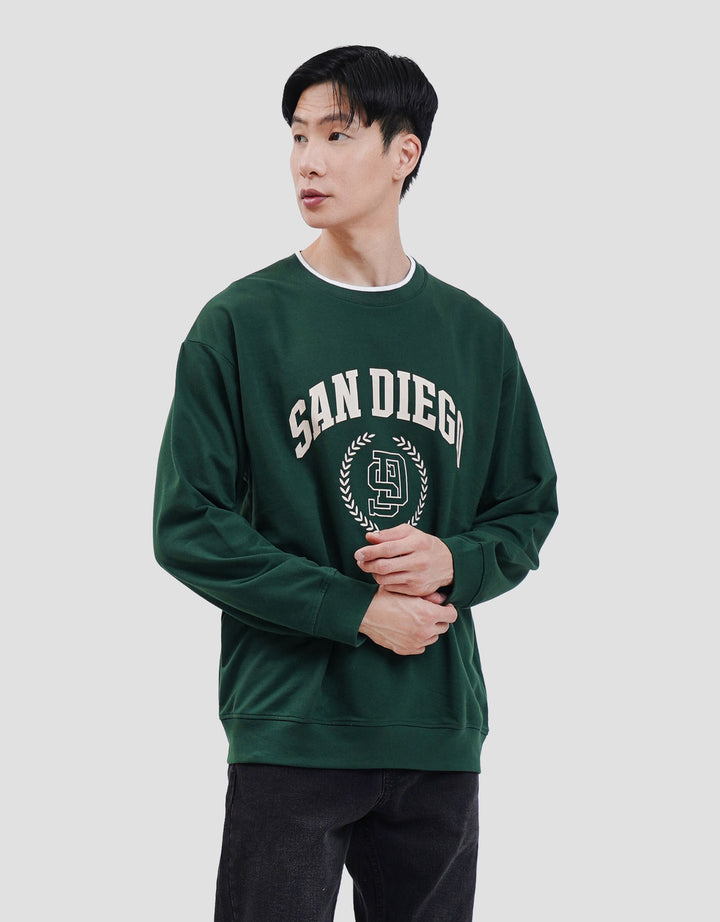 Aos Theme The Jocks Varisty Club San Diego Sweater Pria