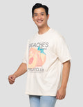 Aos Theme Popular Fruits Peaches Kaos Pria