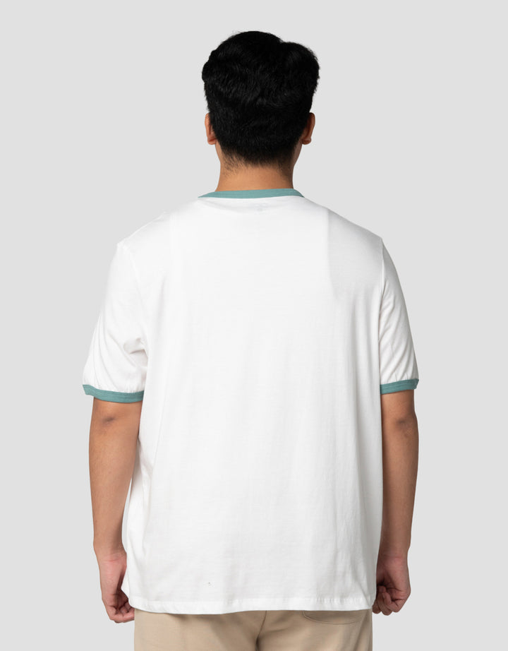 Aos Ringer Tee The Jocks Club Bridgemont Kaos Pria