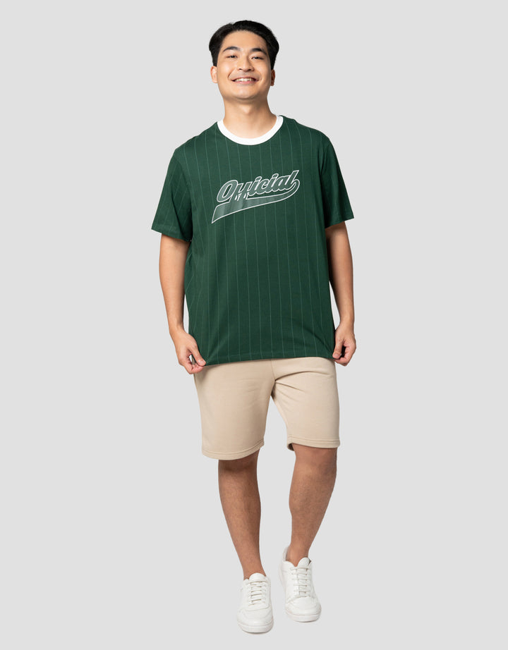Aos Ringer Tee The Jocks Club Stripes Kaos Pria