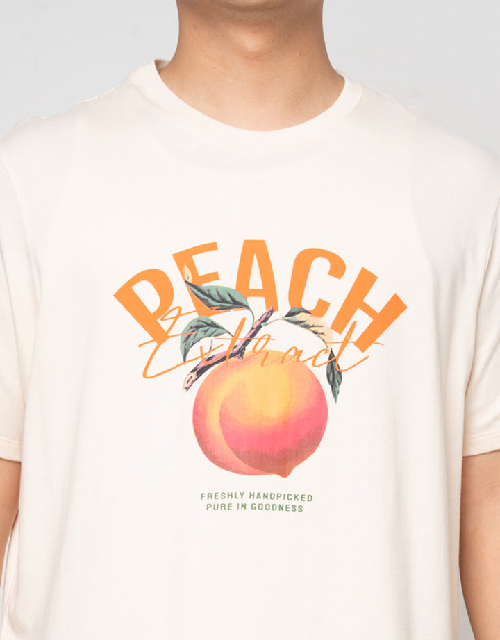 Aos Theme Popular Fruits Peach Kaos Pria