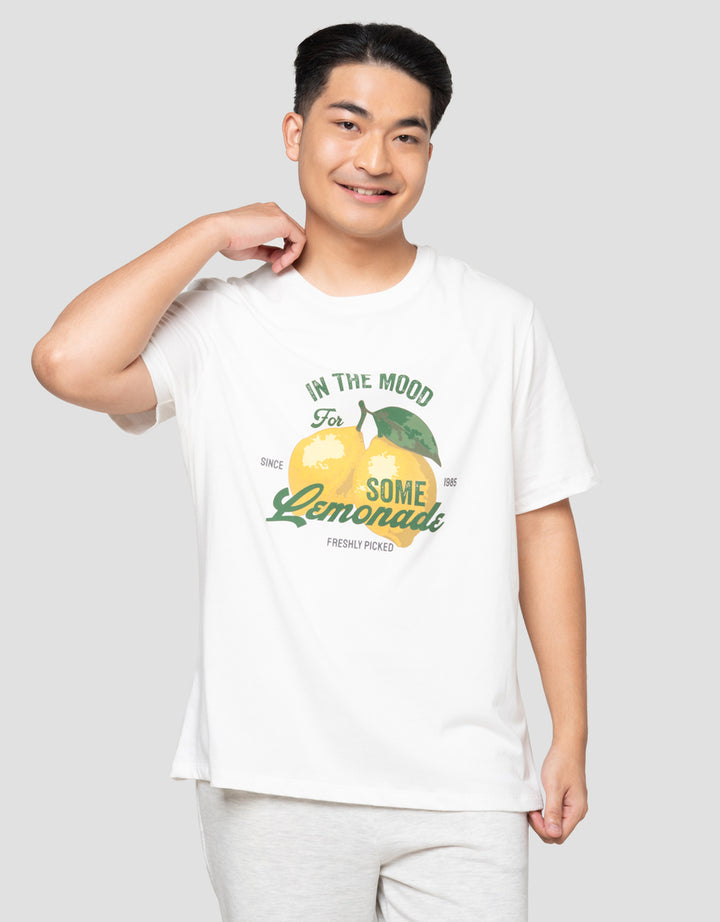 Aos Theme Popular Fruits Lemonade Kaos Pria