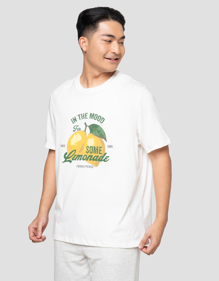 Aos Theme Popular Fruits Lemonade Kaos Pria