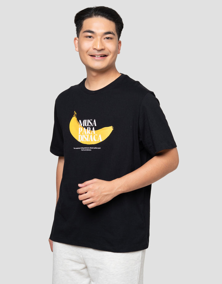 Aos Theme Popular Fruits Banana Kaos Pria