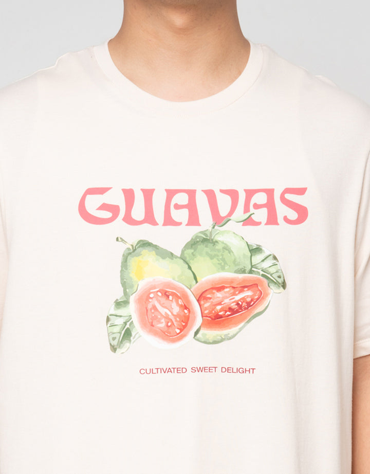 Aos Theme Popular Food And Fruits Guavas Kaos Pria