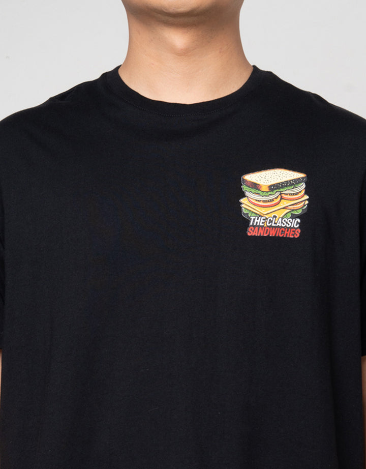 Aos Theme Popular Food And Fruits Toasted Kaos Pria