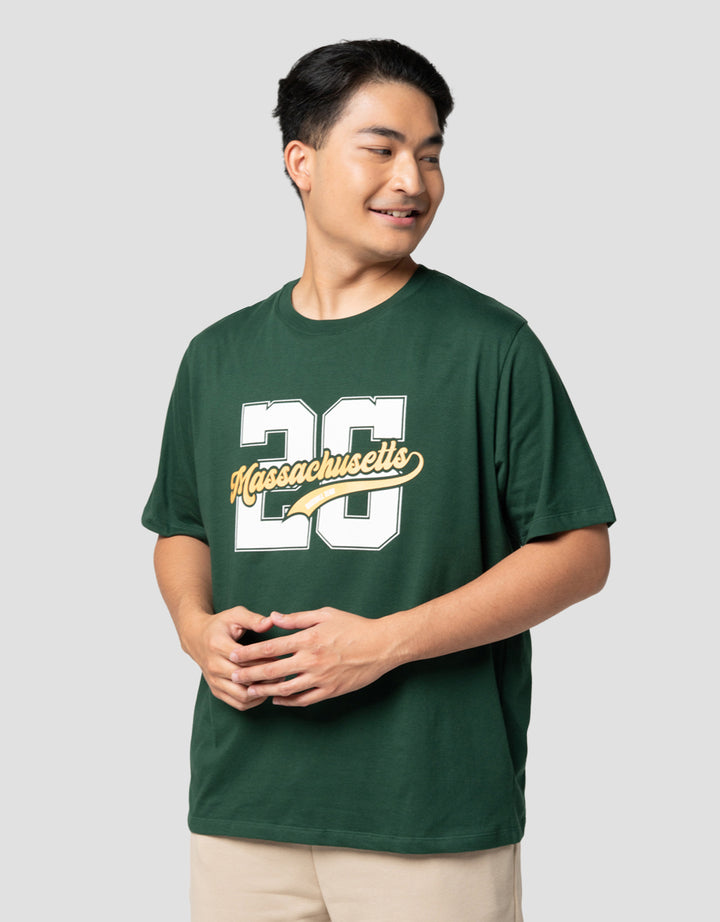 Aos Theme The Jocks Athletic League Massachusetto Kaos Pria