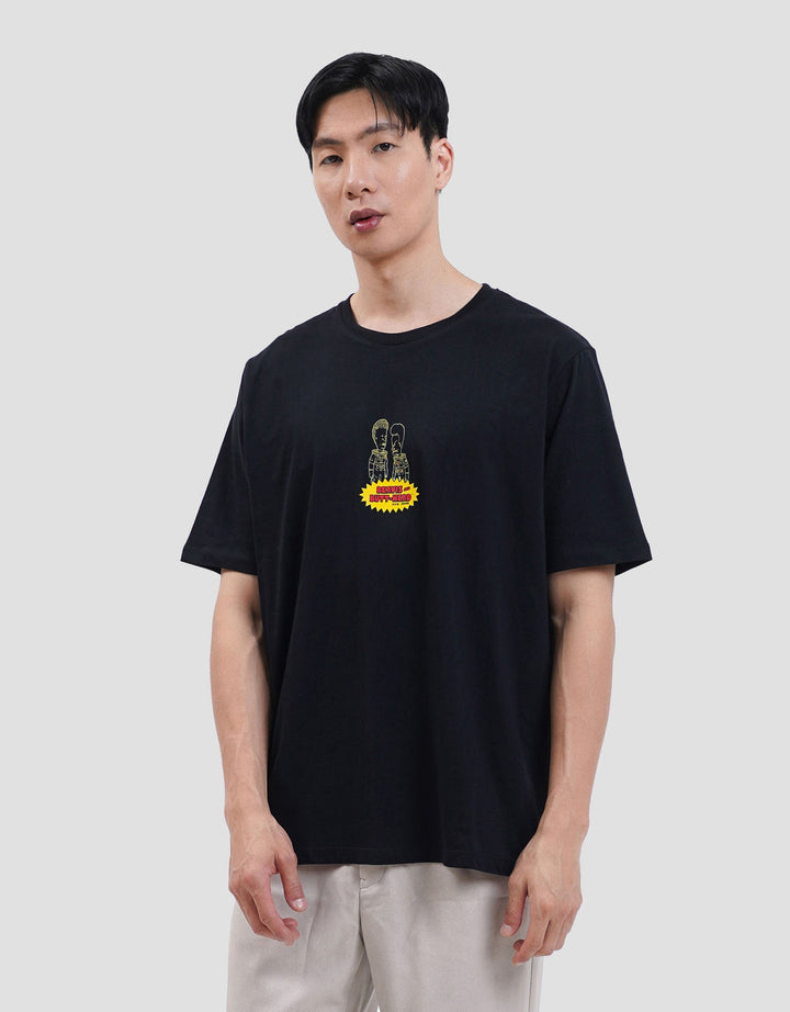 AOS Mtv Beavis Head-3 Kaos Pria