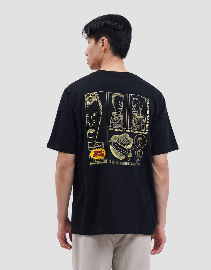 AOS Mtv Beavis Head-3 Kaos Pria