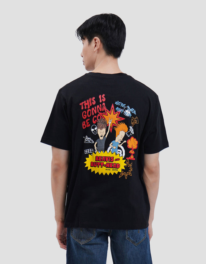 Aos Theme Tbnd Mtv Beavis Head Kaos Pria