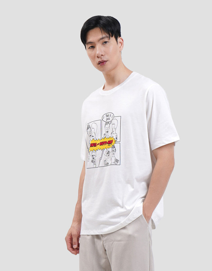 AOS Mtv Beavis Head-6 Kaos Pria