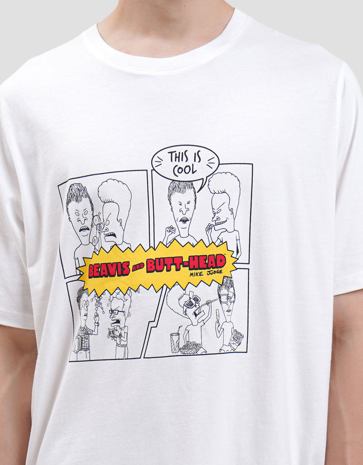 AOS Mtv Beavis Head-6 Kaos Pria