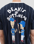 Aos Mtv Beavis Head Baseball Kaos Pria