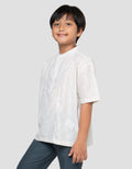Little M Stripe Basic Kemeja Koko Anak Laki-Laki