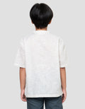 Little M Stripe Basic Kemeja Koko Anak Laki-Laki