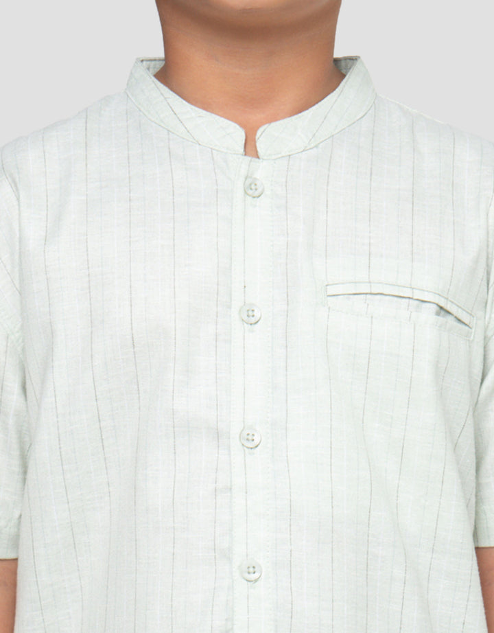 Little M Stripe Baju Koko Anak Laki-laki