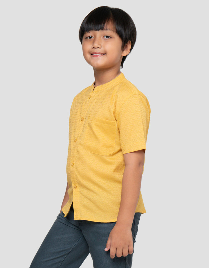 Little M Rib Under Baju Koko Anak Laki-laki