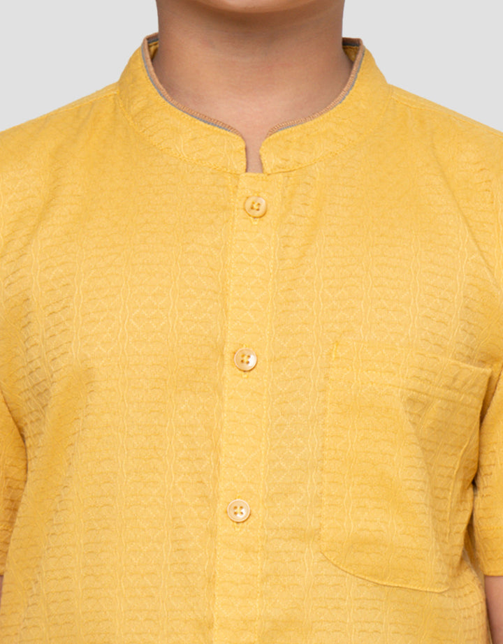 Little M Rib Under Baju Koko Anak Laki-laki