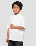 Little M Texture Kemeja Koko Anak Laki-laki