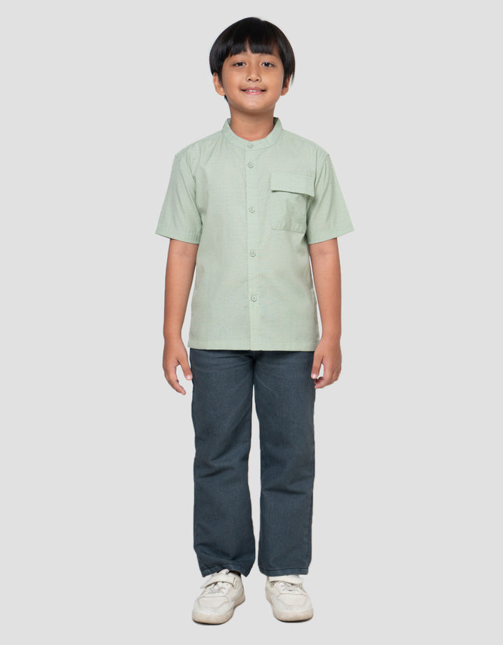 Little M Clo Pocket Baju Koko Anak Laki-laki