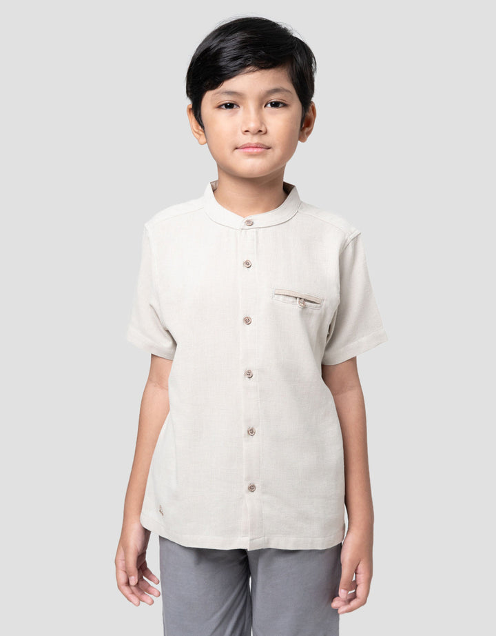 Little M Selip Bdr Car Kemeja Koko Anak Laki-laki