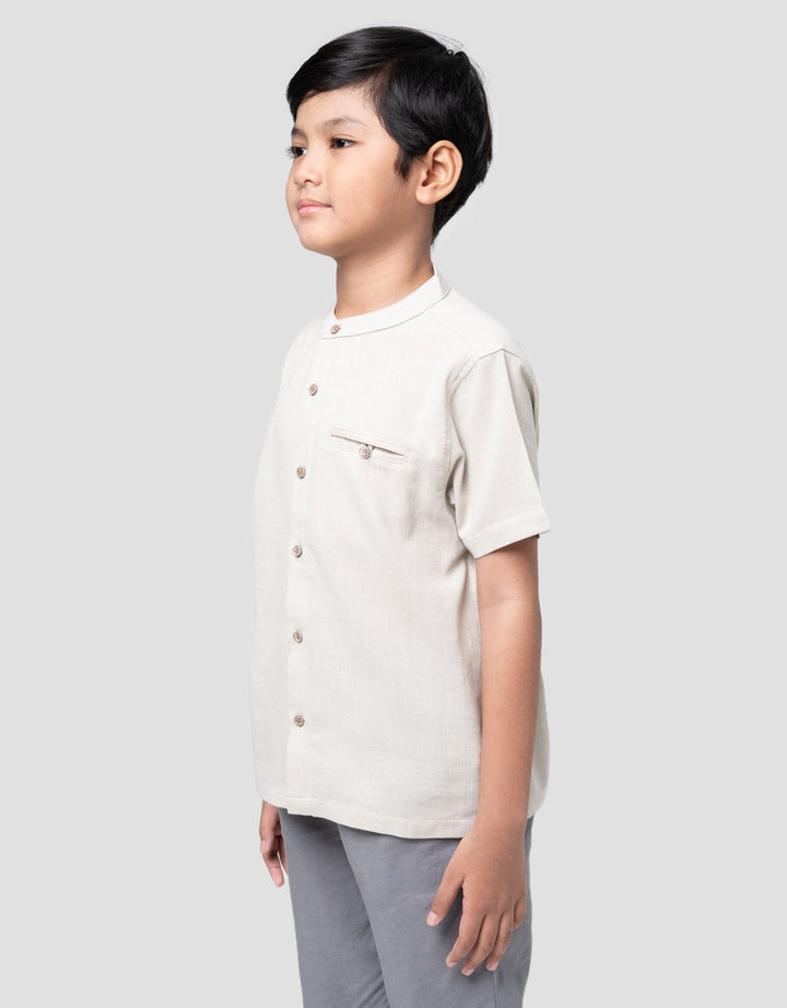 Little M Selip Bdr Car Kemeja Koko Anak Laki-laki