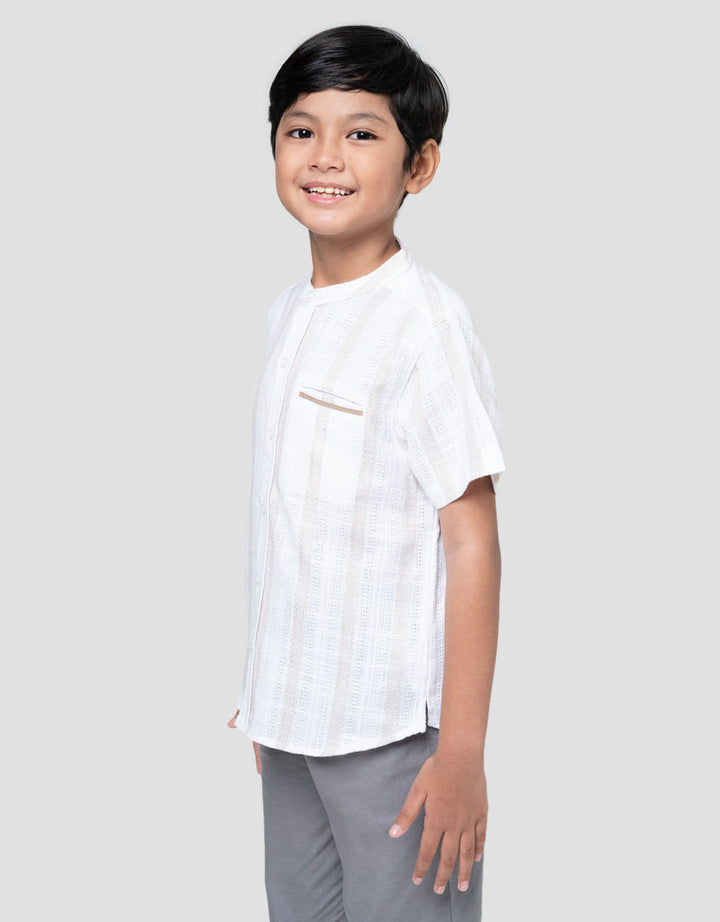 Little M Tex Simply Kemeja Koko Anak Laki-laki