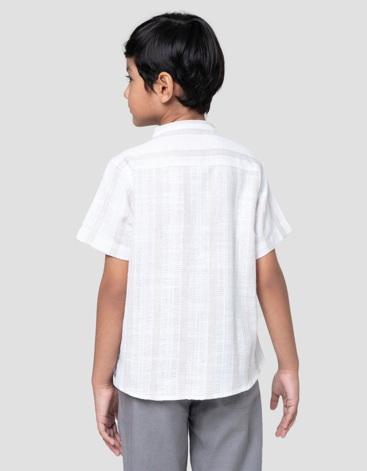 Little M Tex Simply Kemeja Koko Anak Laki-laki