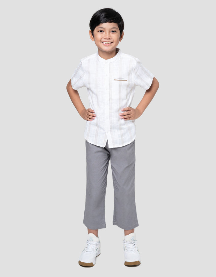 Little M Tex Simply Kemeja Koko Anak Laki-laki