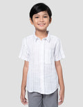 Little M Tex Casual Kemeja Koko Anak Laki-laki