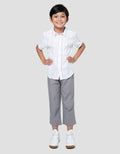 Little M Tex Casual Kemeja Koko Anak Laki-laki