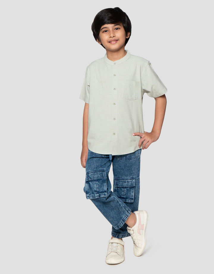 Little M Kcg Full Ktg Baju Koko Anak Laki-laki