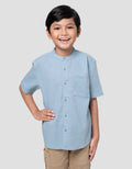 Little M Wash Kemeja Koko Anak Laki-laki