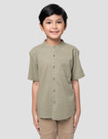 Little M Wash Kemeja Koko Anak Laki-laki