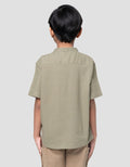Little M Wash Kemeja Koko Anak Laki-laki