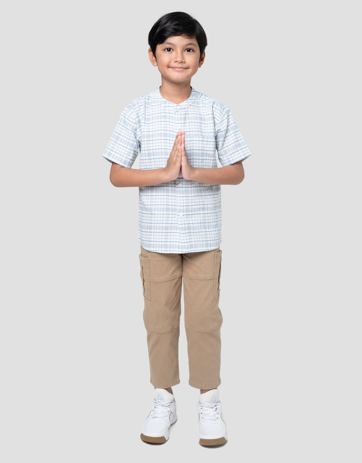 Little M Kotak Kemeja Koko Anak Laki-laki