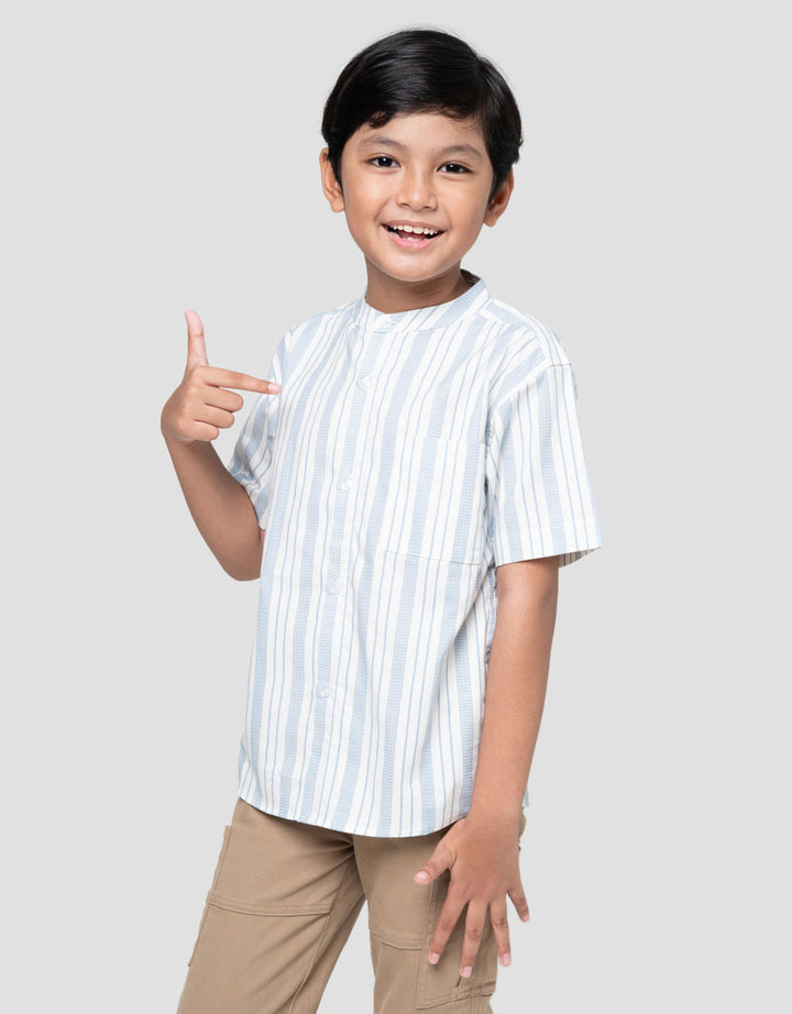 Little M Salur Komb Kemeja Koko Anak Laki-laki