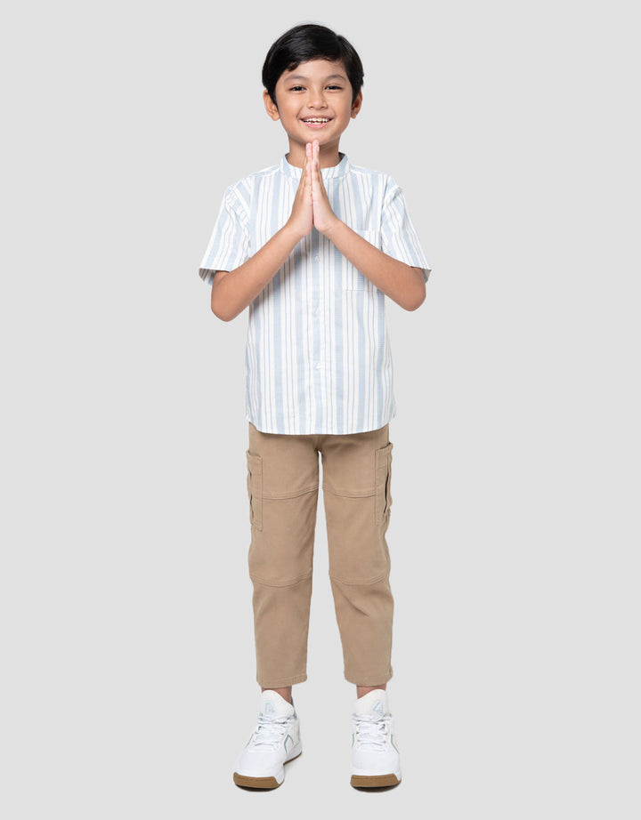 Little M Salur Komb Kemeja Koko Anak Laki-laki