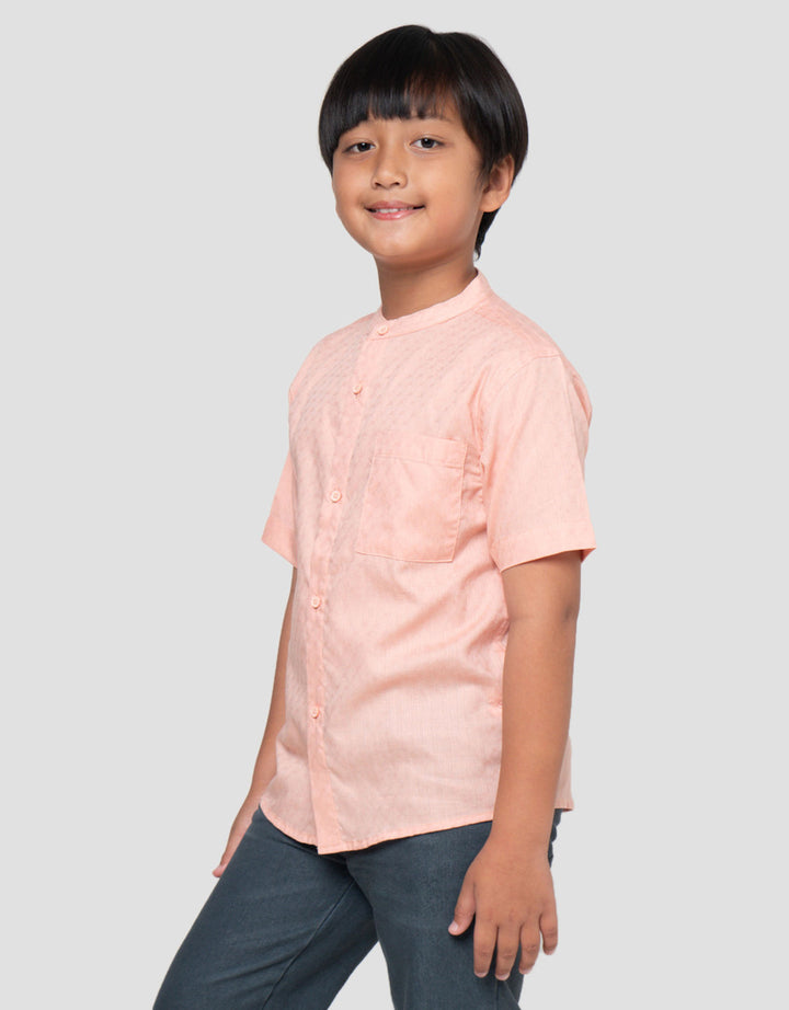 Little M Dobby Tex Kemeja Koko Anak Laki-Laki