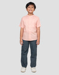 Little M Dobby Tex Kemeja Koko Anak Laki-Laki