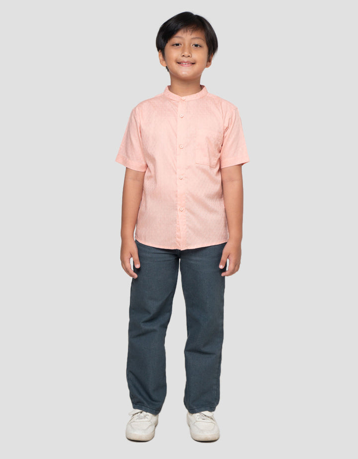 Little M Dobby Tex Kemeja Koko Anak Laki-Laki